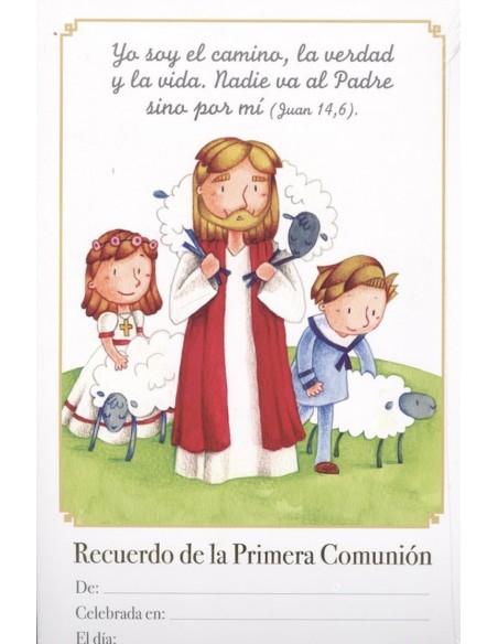LAMINA RECUERDO 1ª COMUNION Mod9